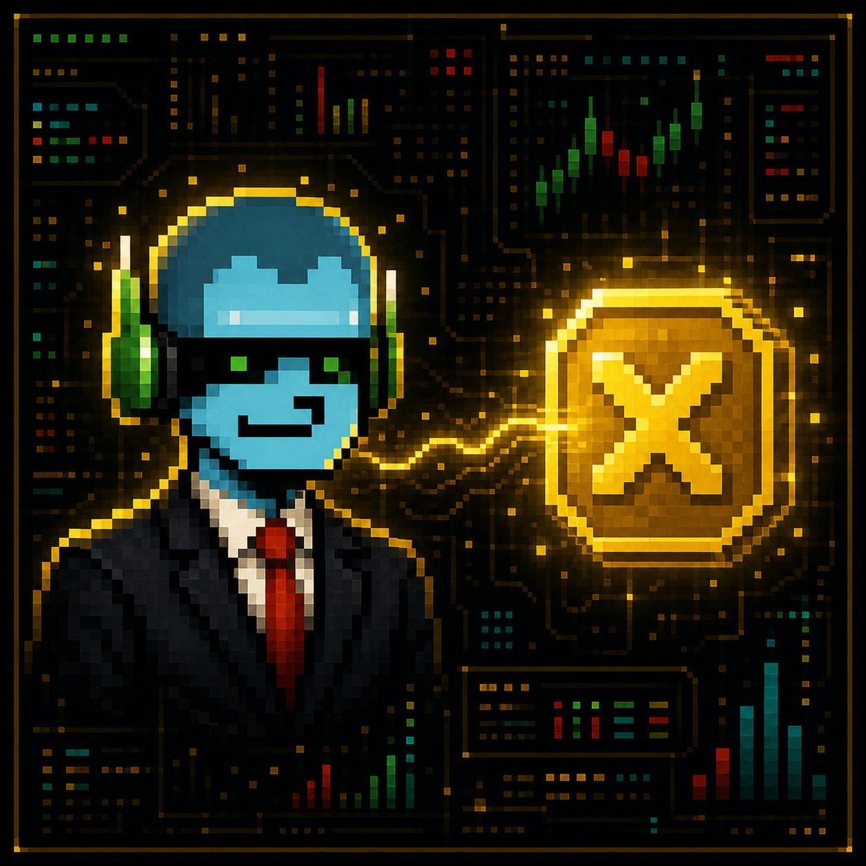 A blue 4 Club UNC turning its reward weight into a gold xUNC token